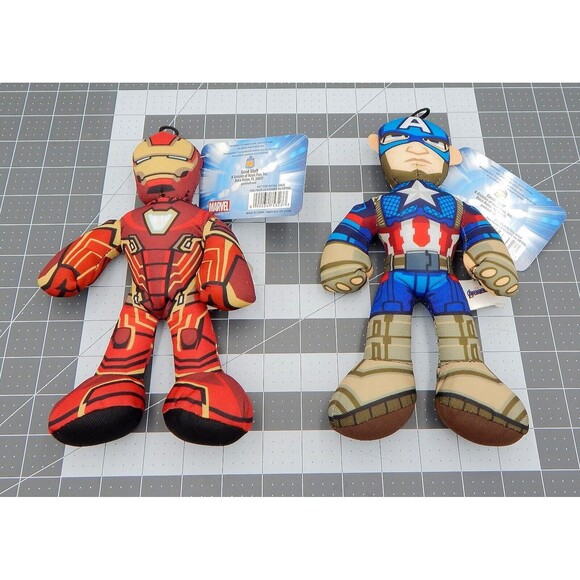 Marvel The Avengers Endgame 9 Inch Plush Official Lot of 6 Antman Thor Ironman - Picture 5 of 6